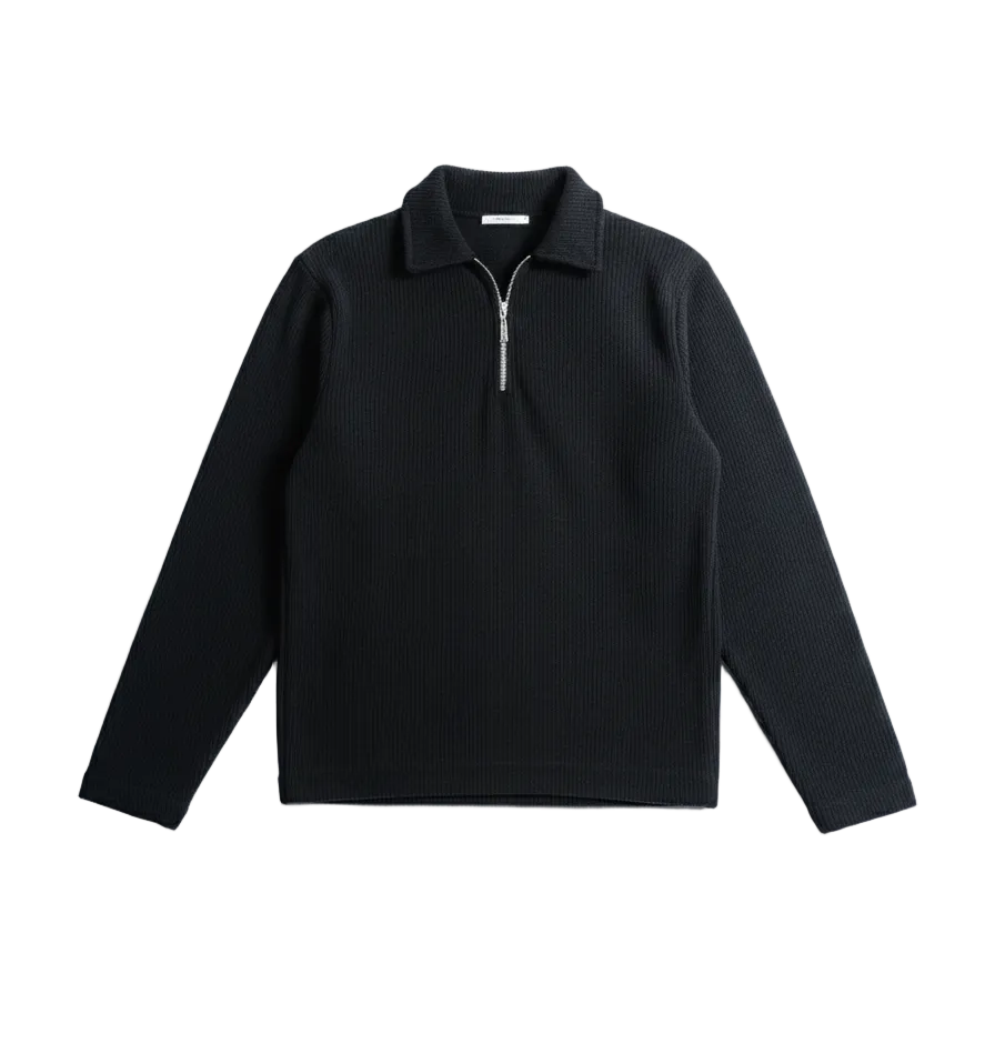 Half zipper
